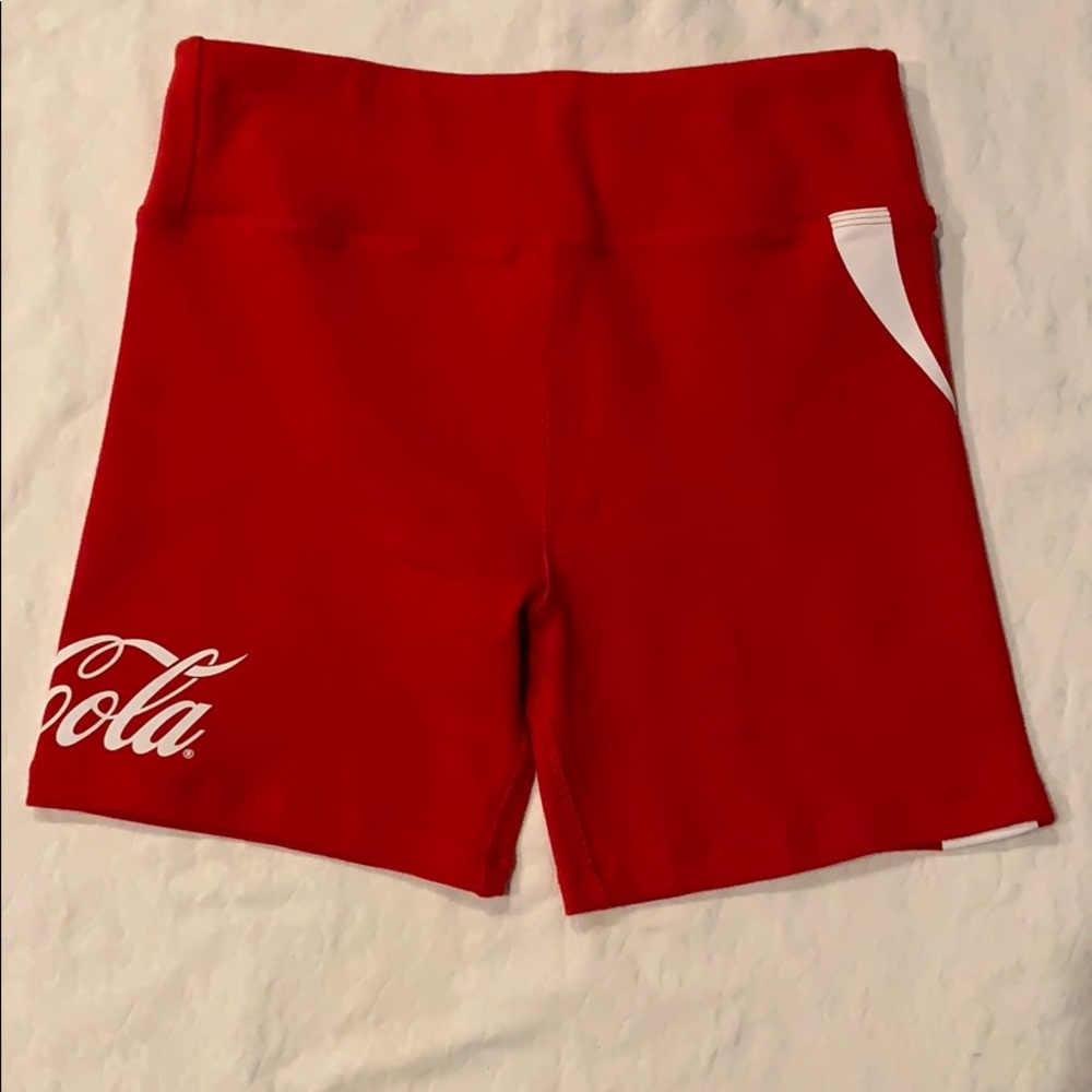 Kith Red and White Coca-Cola Logo Women’s Shorts